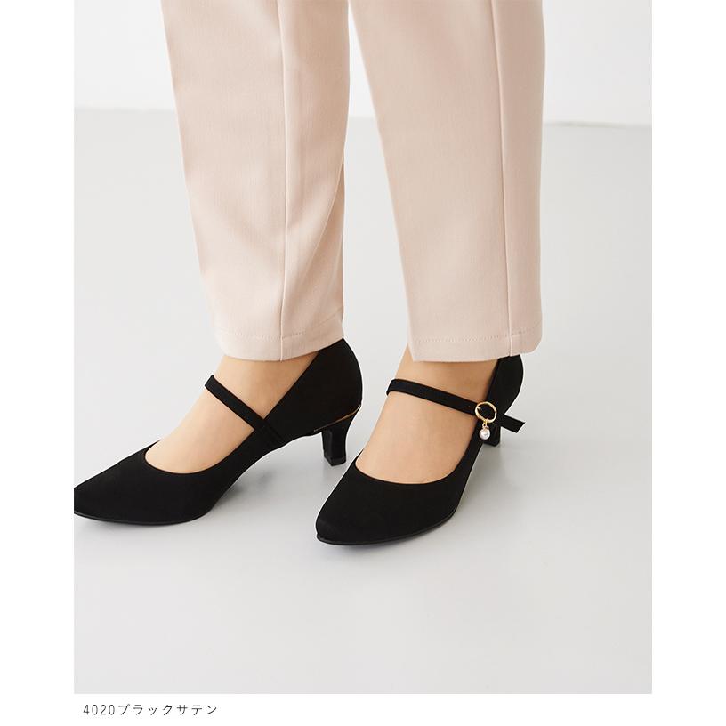 welleg（ウェレッグ） メリージェーン パンプス 走れる ストラップ 5cm