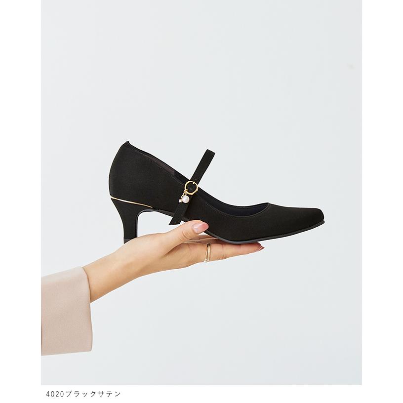 メリージェーン パンプス 走れる ストラップ 5cm 痛くない アーモンドトゥ 甲 パーティー 結婚式 卒業式 入学式 日本製 送料無料 | welleg | 09