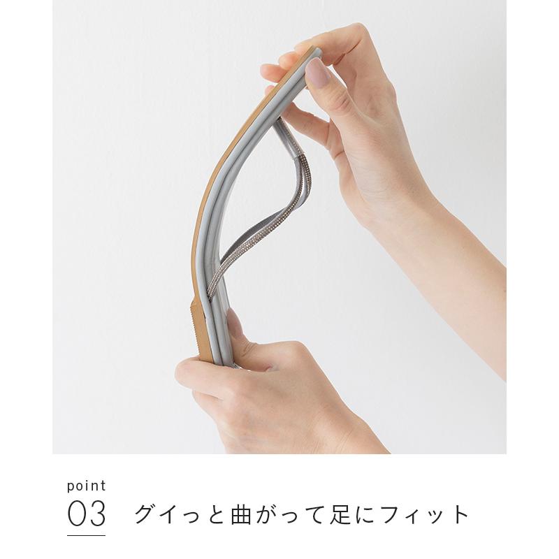 サンダル レディース 浴衣 フラット 高反発 クッション 痛くない 歩きやすい スクエアトゥ 黒 靴 送料無料 9/18 9:59マデ 1,700円 | welleg | 15