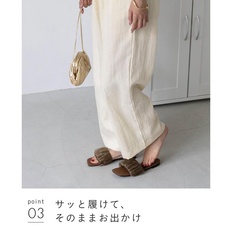 menue（メヌエ） サンダル レディース ミュール フラット 送料無料