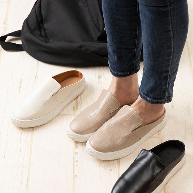 スリッポン スニーカー レディース ミュール スリッパ フラット かかとなし 楽ちん 歩きやすい 送料無料 7 27 9 59マデ 2 199円 Pre Welleg From アウトレットシューズ 通販 Paypayモール