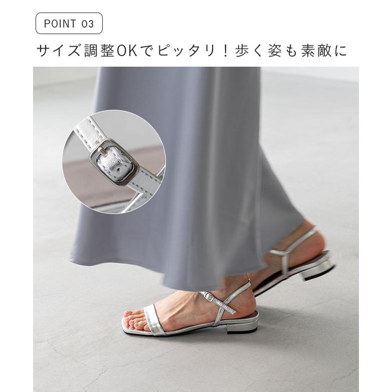 サンダル レディース 夏 ローヒール 歩きやすい 送料無料 8/20 9:59マデ 2,999円 | welleg | 14