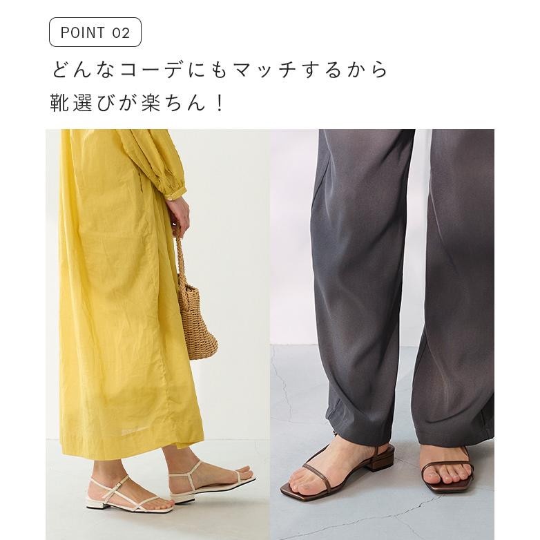 ストラップサンダル 脱げない レディース 浴衣 サンダル ローヒール 痛くない 歩きやすい スクエアトゥ 送料無料 8/20 9:59マデ 1,700円 | welleg | 08