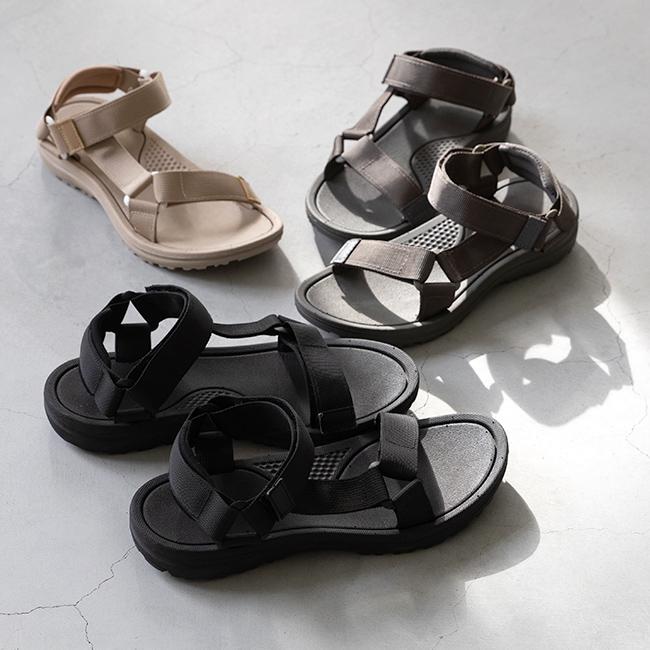 menue（メヌエ） サンダル レディース 厚底 浴衣 スポーツサンダル