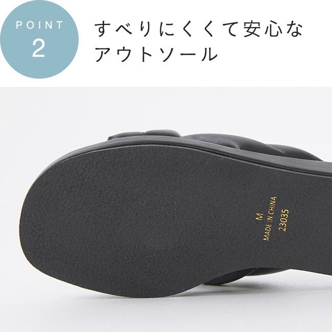 menue（メヌエ） サンダル レディース ウェッジソール スクエアトゥ