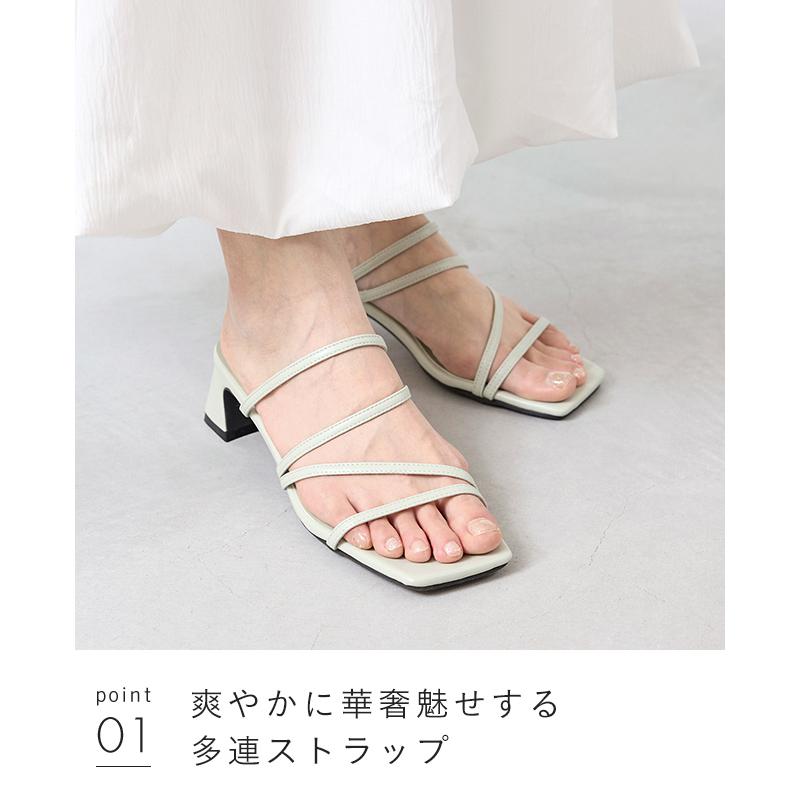 ミュール サンダル レディース 浴衣 痛くない ストラップ ヒール スクエアトゥ 歩きやすい おしゃれ 春 夏 トング 華奢 送料無料 9/18 9:59マデ 2,399円 | menue | 15