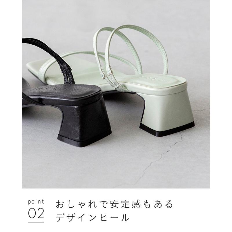 ミュール サンダル レディース 浴衣 痛くない ストラップ ヒール スクエアトゥ 歩きやすい おしゃれ 春 夏 トング 華奢 送料無料 9/18 9:59マデ 2,399円 | menue | 16