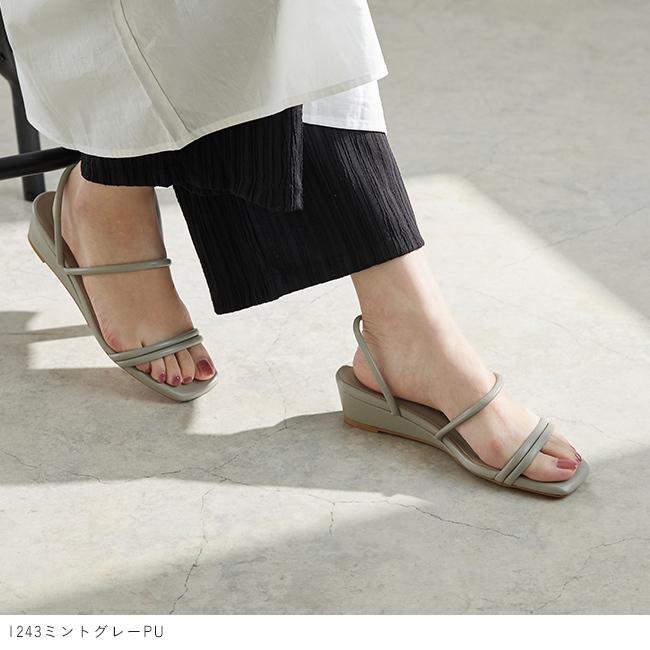 ◆melissa◆送料込追跡付♪歩きやすいウェッジソールストラップ menue サンダル レディース ヒール 歩きやすい ストラップ