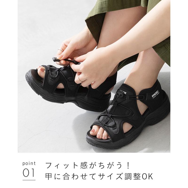 moz（モズ） サンダル スポーツサンダル レディース 厚底 送料無料 一