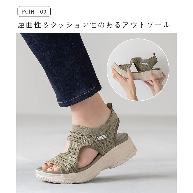 セヴシグ ソールスポーツサンダル Mサイズ moz（モズ） サンダル レディース スポーツサンダル 厚底サンダル 送料