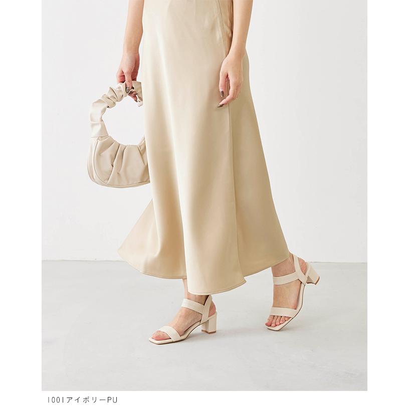 サンダル レディース 浴衣 ストラップサンダル チャンキーヒール 5cmヒール ストレッチ 痛くない スクエアトゥ ゴム 送料無料 一部4月20日頃発送予定 | menue | 17