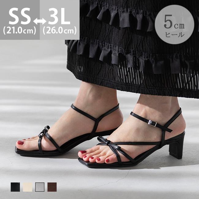 menue（メヌエ） ストラップサンダル レディース デザインヒール 5cm