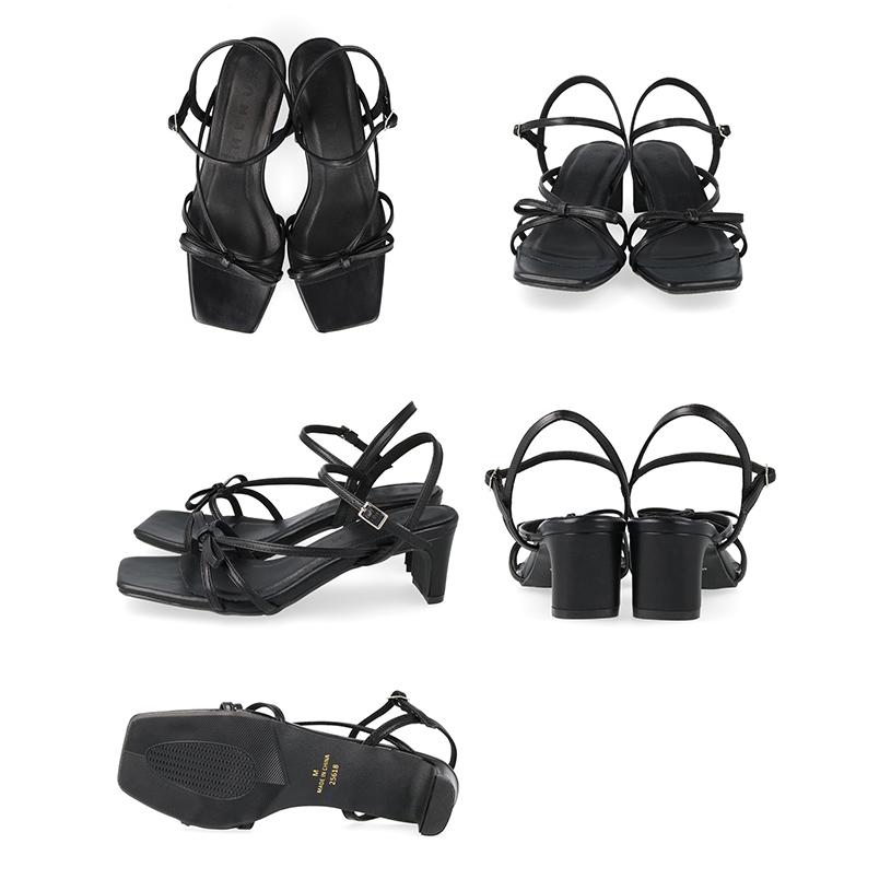 menue（メヌエ） ストラップサンダル レディース デザインヒール 5cm