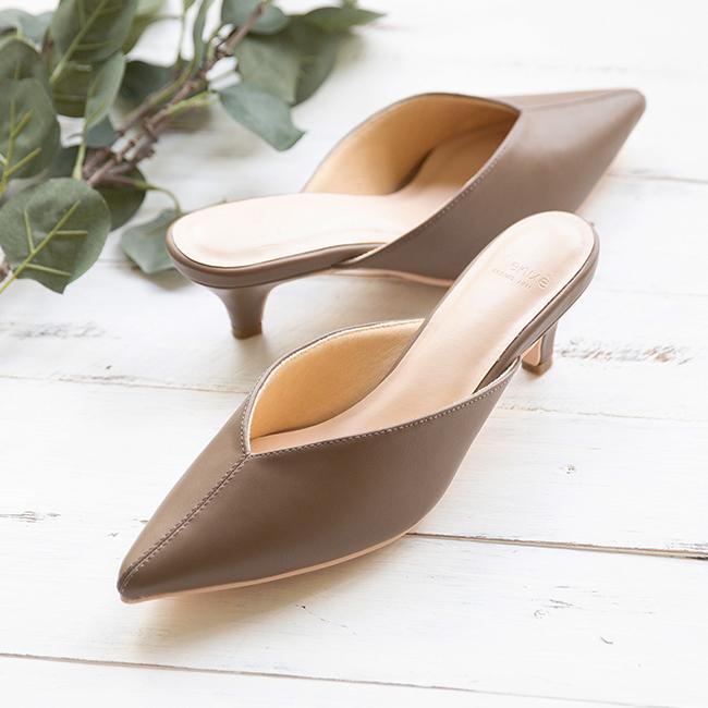 ミュール サンダル レディース ミュールサンダル ポインテッドトゥ Vカット 送料無料 Pre Welleg From アウトレットシューズ 通販 Paypayモール