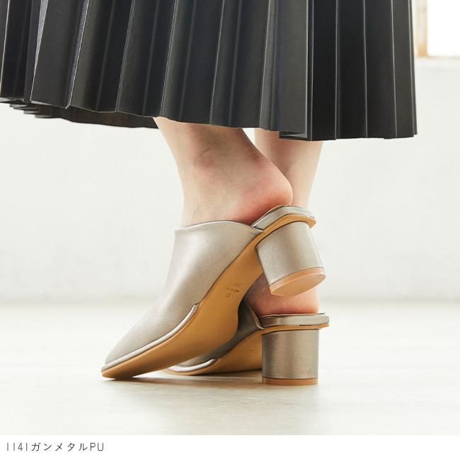 menue ミュール サンダル レディース 履きやすい 痛くない 黒 白  