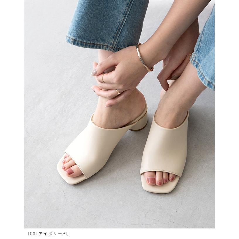 menue（メヌエ） ミュール サンダル レディース 浴衣 かかとなし 履き