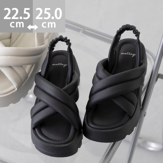 スポーツサンダル 厚底サンダル サッと履ける 送料無料 9/11 9:59マデ 2,599円