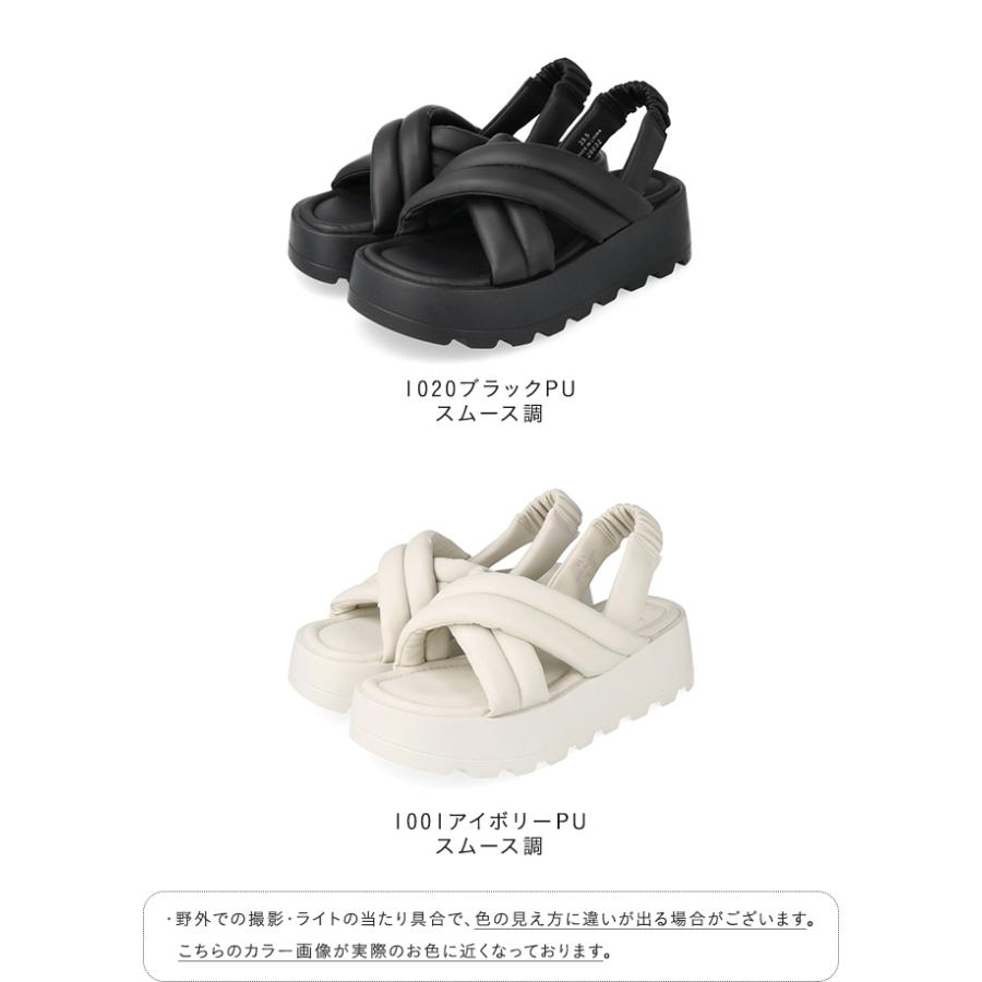 welleg（ウェレッグ） スポーツサンダル 厚底サンダル サッと履ける