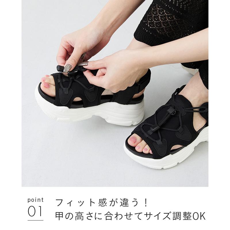 スポーツサンダル サンダル レディース 厚底 歩きやすい 疲れない おしゃれ 送料無料 9/18 9:59マデ 2,999円 | menue | 17