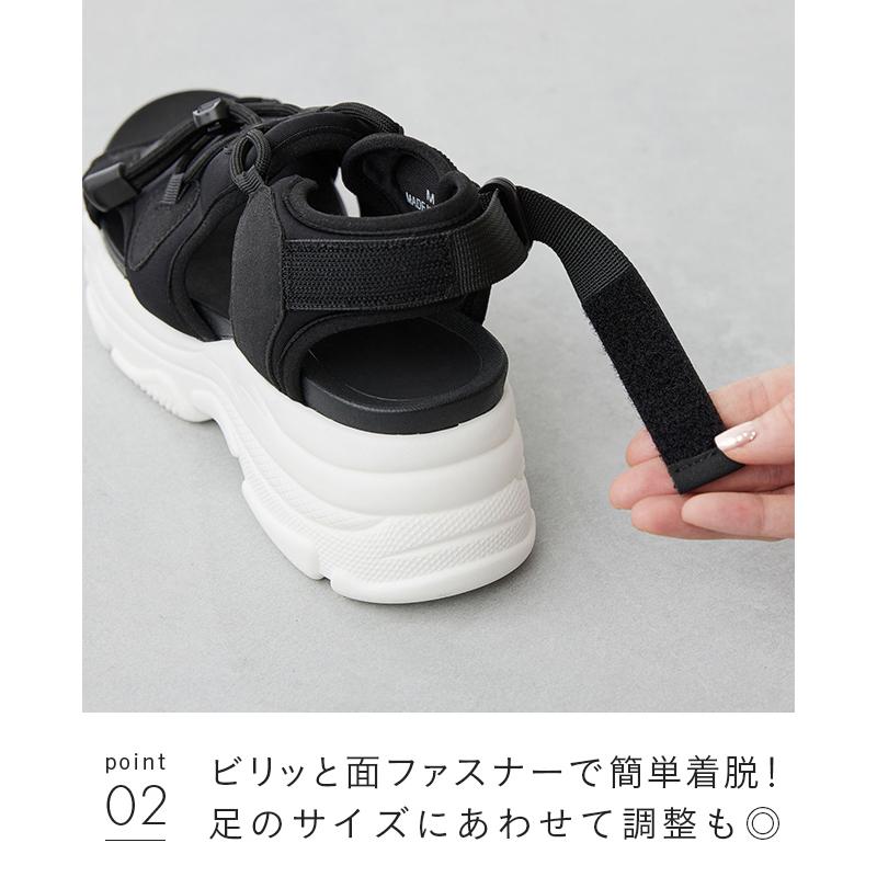 スポーツサンダル サンダル レディース 厚底 歩きやすい 疲れない おしゃれ 送料無料 9/18 9:59マデ 2,999円 | menue | 18