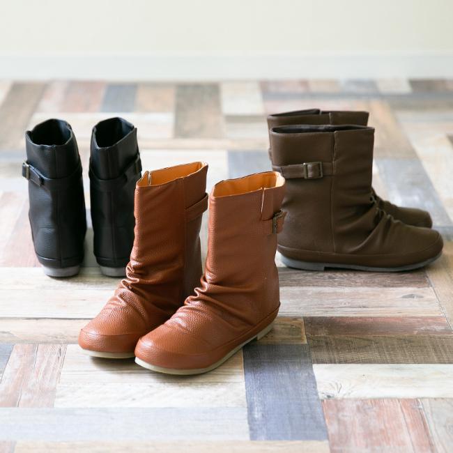 レディース ローヒール ブーツ ショートブーツ フラットヒール ぺたんこ 送料無料 4 22 12 59マデ 2 499円 Pre Welleg From アウトレットシューズ 通販 Paypayモール