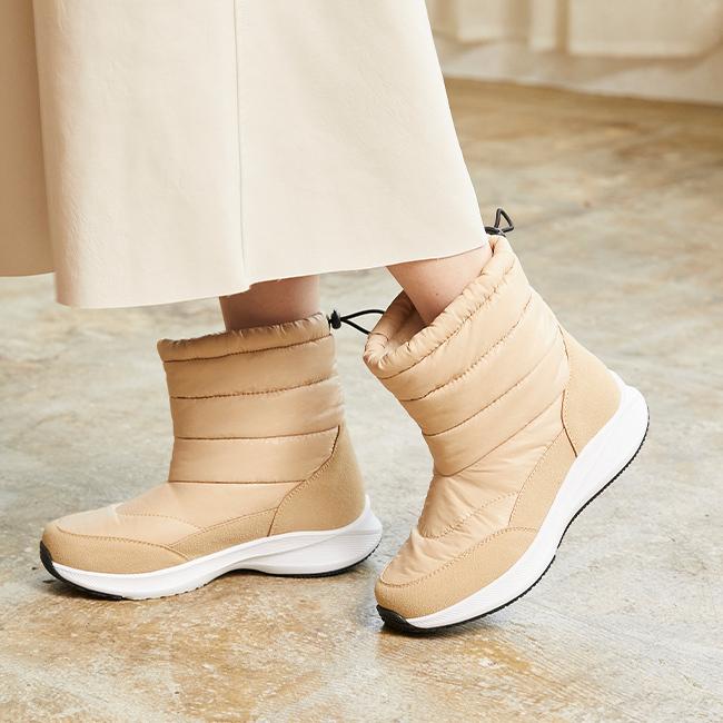 ブーツ レディース ショートブーツ スノーブーツ ウィンターブーツ 防寒 撥水加工 スキー スノボ 冬 黒 送料無料 Welleg From アウトレットシューズ 通販 Paypayモール