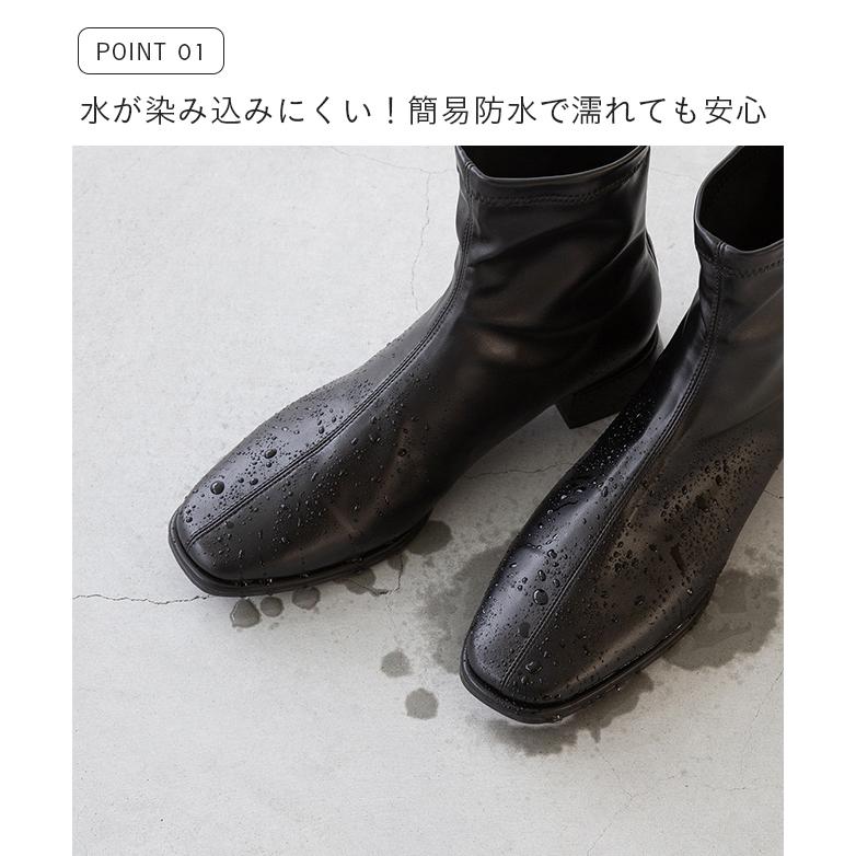ショートブーツ 足が疲れない やわらか レディース 痛くない 歩きやすい 極やわブーツ 晴雨兼用 送料無料 1/30 9:59マデ 4,199円 | welleg | 07