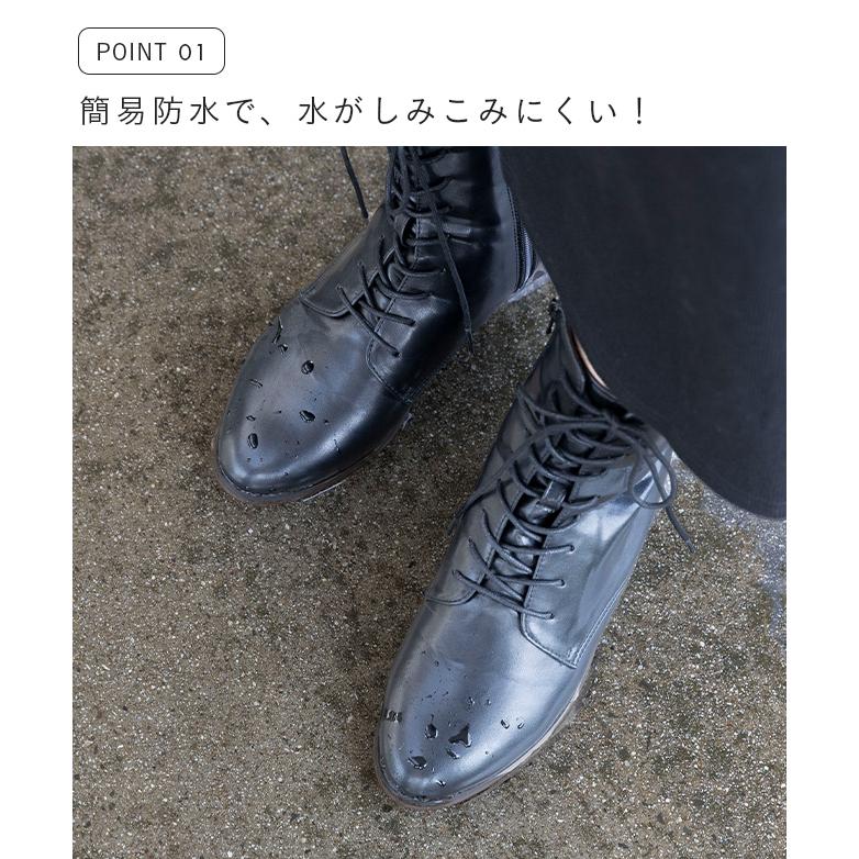 menue（メヌエ） ブーツ ショートブーツ レディース レースアップ