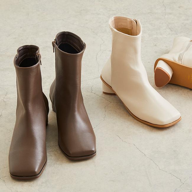 Web限定カラー ブーツ レディース ショートブーツ 痛くない スクエアトゥ 三角ヒール 黒 送料無料 6 2 9 59マデ 1 999円 Pre1 Sarozambia Com