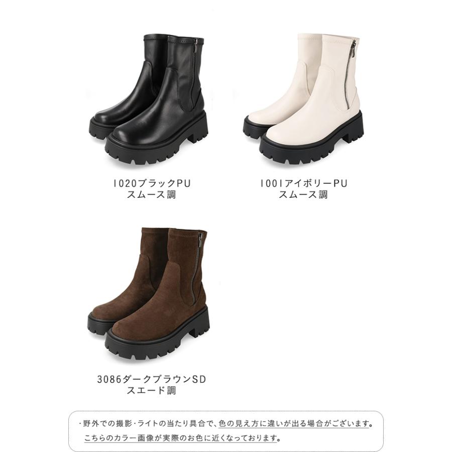 welleg（ウェレッグ） ショートブーツ レディース ストレッチ