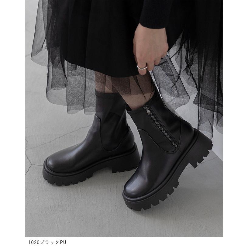 welleg（ウェレッグ） ブーツ ショートブーツ レディース ストレッチ