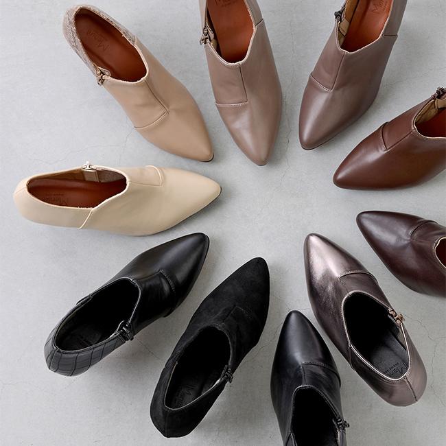 menue（メヌエ） ブーティー レディース 歩きやすい ショートブーツ