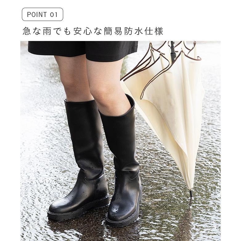 welleg（ウェレッグ） ロングブーツ レディース 晴雨兼用 レインブーツ