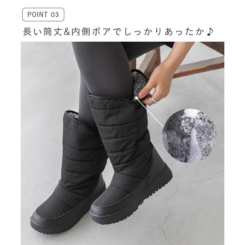 レア✨マイケルコース パデッドロングブーツ 厚底 スノーブーツ 黒 24cm マイケルコース ブーティー 24cm レア✨マイケルコース パデッドロング