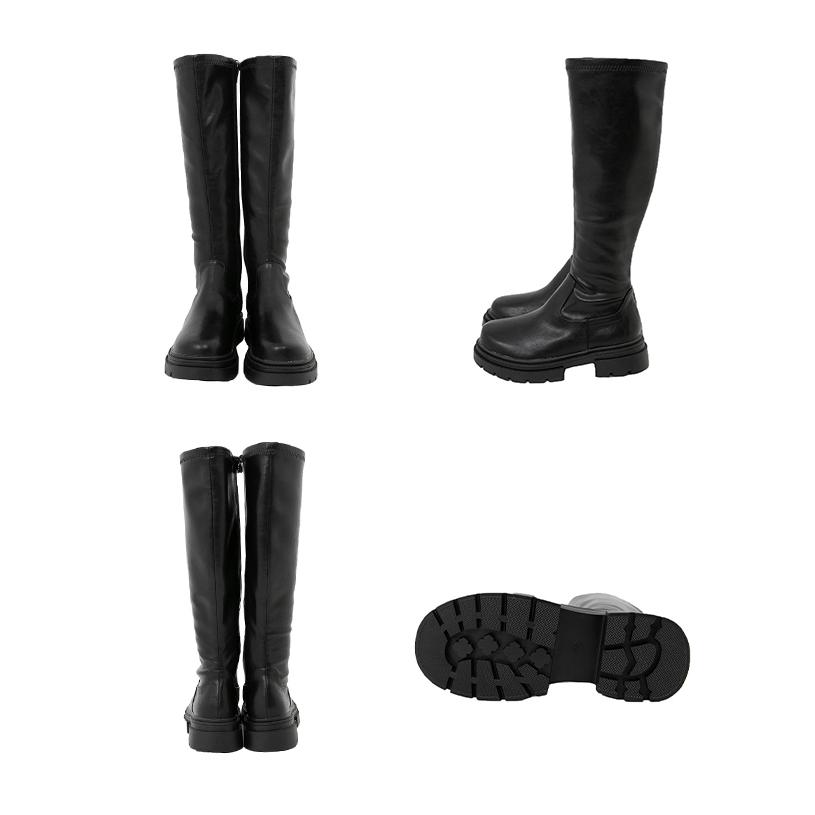 menue（メヌエ） ロングブーツ レディース タンクソール トラック