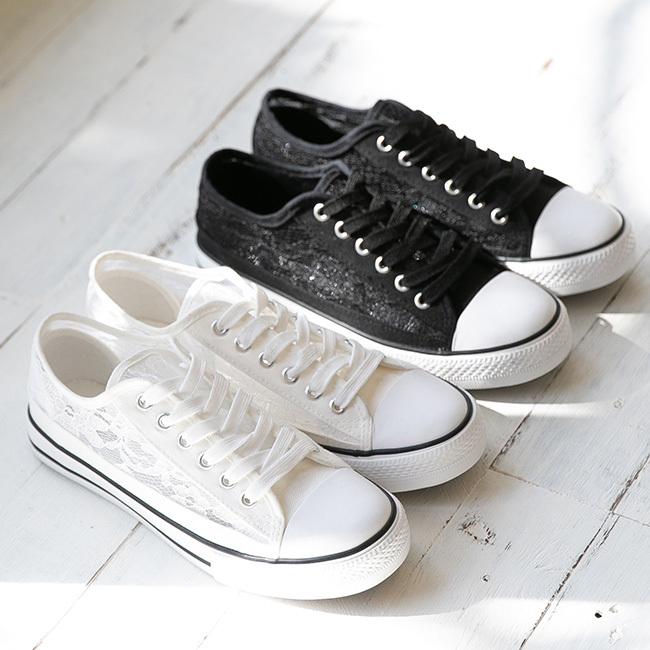 レディース スニーカー ローカット 歩きやすい 白 黒 チュール 透け感 カジュアル おしゃれ 春 夏 送料無料 5 9 59マデ 1 759円 Pre Welleg From アウトレットシューズ 通販 Paypayモール