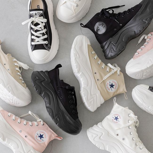 美品✨コンバースオールスターconverse 厚底ハイカットスニーカー 25.5 CONVERSE（コンバース） オールスター CONVERSE ALL STAR CITYHIKE