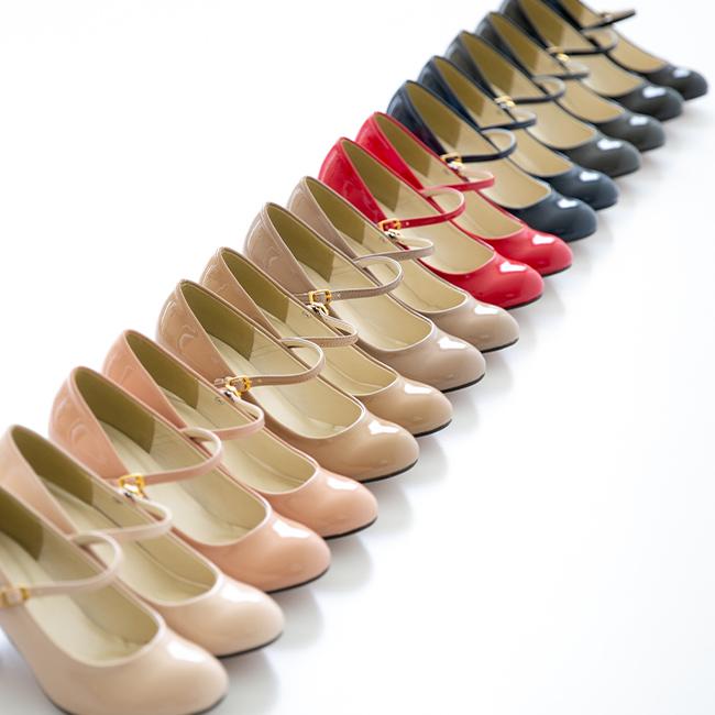 走れるパンプス ストラップ 痛くない 歩きやすい ラウンドトゥ ストラップ 大きいサイズ 結婚式 卒業式 入学式 パーティ 黒 一部12月10日頃発送予定 | flune | 10