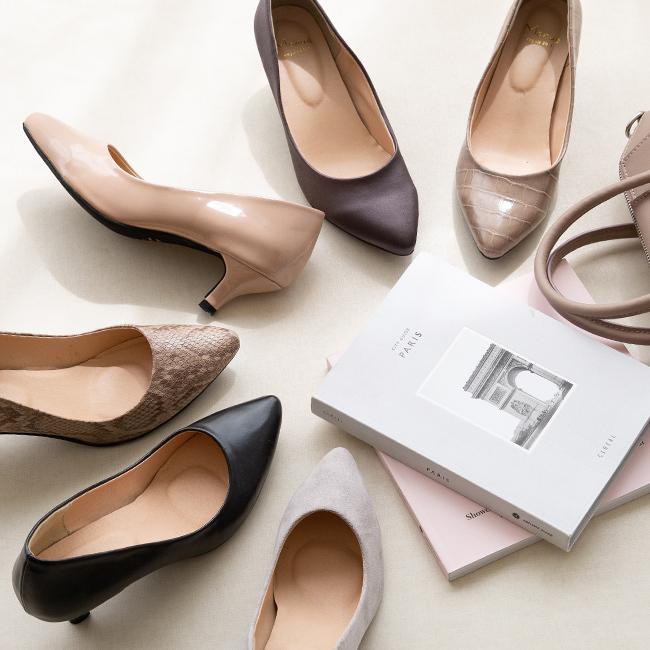 パンプス レディース ポインテッドトゥ 痛くない 歩きやすい 甲浅 5cmヒール 2e 入園式 卒業式 黒 送料無料 超安い品質