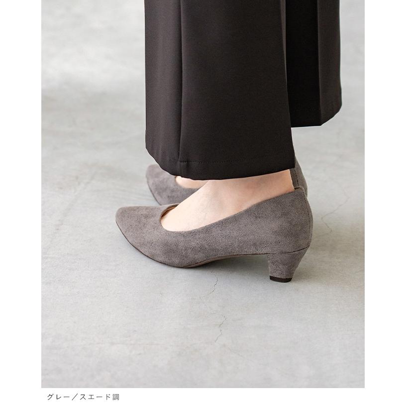 パンプス 歩きやすい 痛くない 幅広 4e 靴 レディース 走れる 黒 ヒール 送料無料 | menue | 31