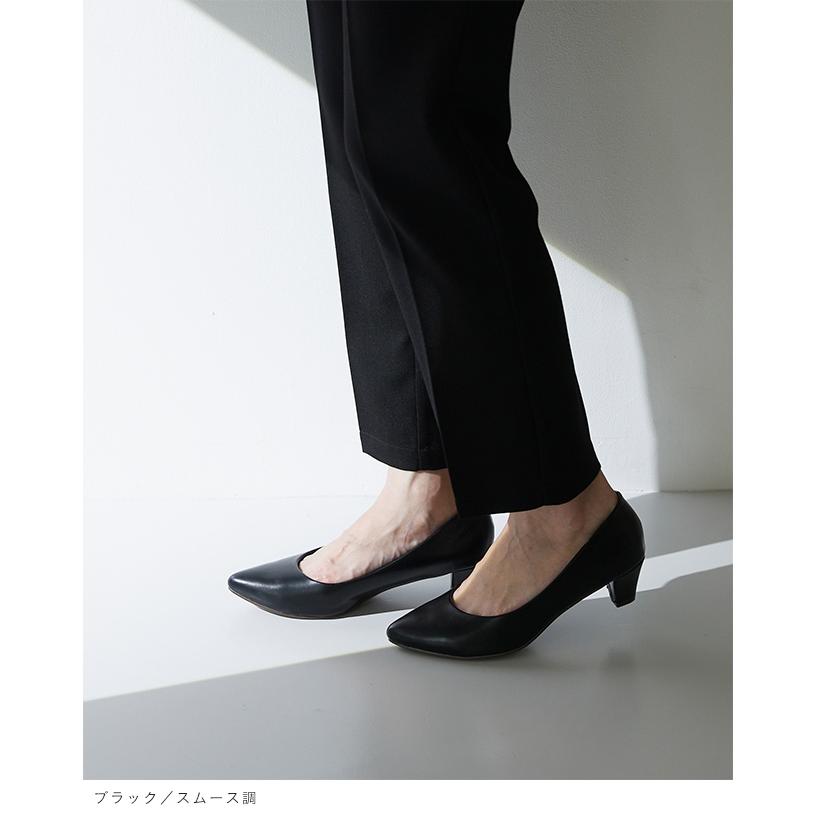 パンプス 歩きやすい 痛くない 幅広 4e 靴 レディース 走れる 黒 ヒール 送料無料 | menue | 22