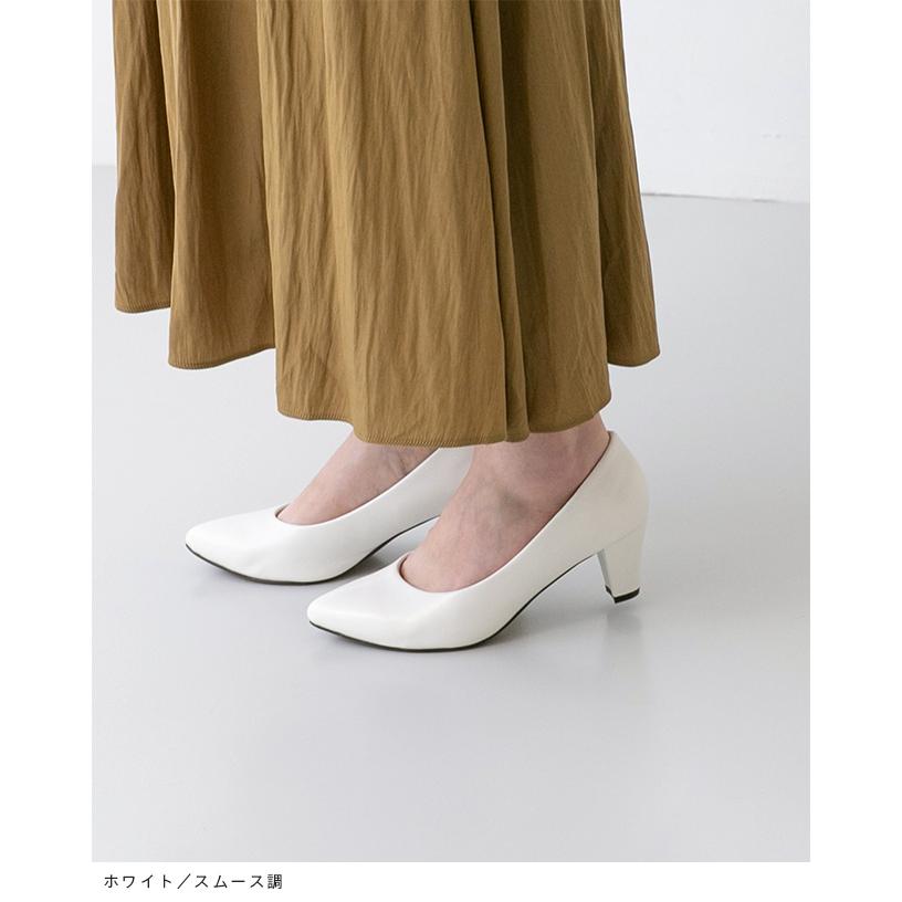 パンプス 痛くない 幅広 歩きやすい 走れる 4e ポインテッドトゥ チャンキーヒール 黒 結婚式 入学式 送料無料 | menue | 23