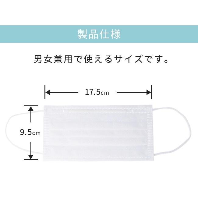 送料無料 マスク 1000枚 国内発送 使い捨て やわらか 不織布 99％カットフィルター 予防 花粉 三層構造 【試着チケット対象外】 5/31 9:59マデ 2,800円 pre｜outletshoes｜11