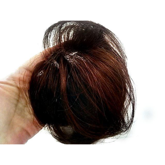 高価値】ヘアピース 人毛100% ウィッグ 白髪隠し Sサイズ 13〜15cm