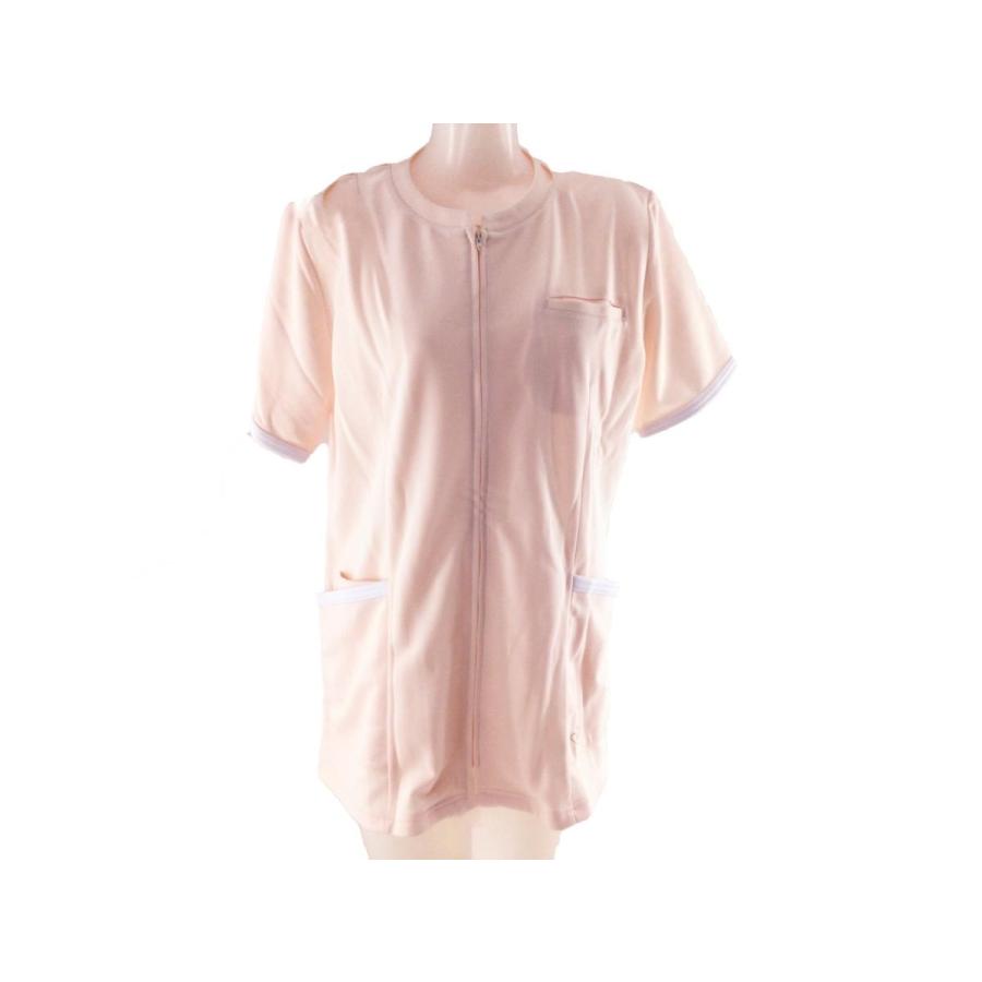 ニットジャケット ハナエモリ HANAE MORI 前開き 看護師 介護士 LL  