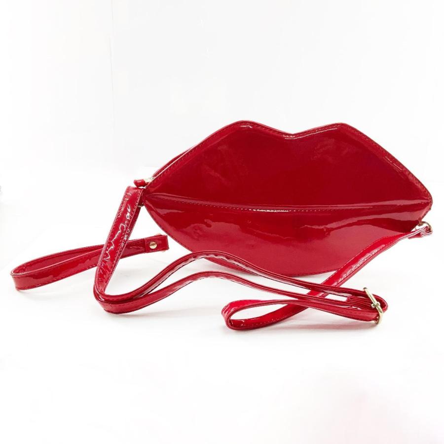 新品未使用　katespade リップ型チェーンクラッチ2way バッグ 訳あり 2WAYバッグ リップ型 モチーフクラッチショルダー リップ