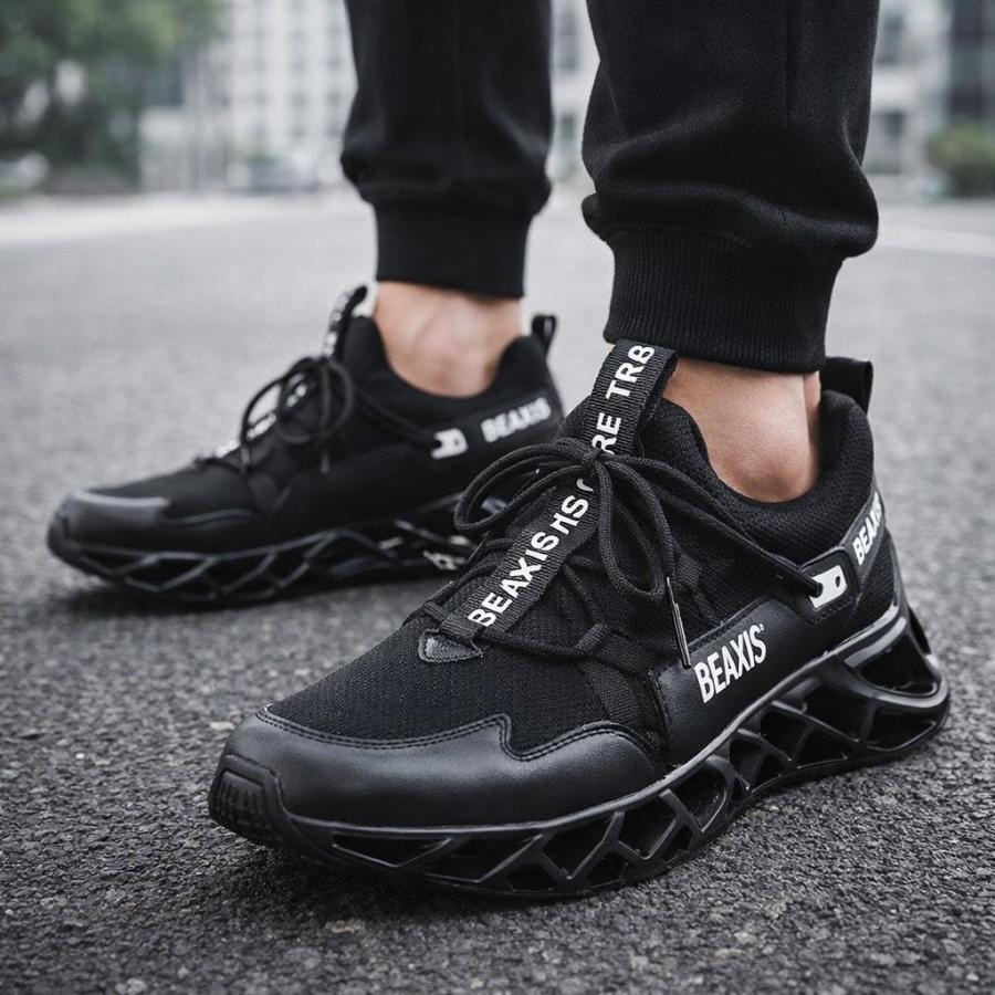 値下げ　BEAXIS BALANCE CORE 2 ブラック L 新品/未使用品 BEAXIS（ビーアクシス） 訳あり バランスコアスニーカー2 BEAXIS 履く