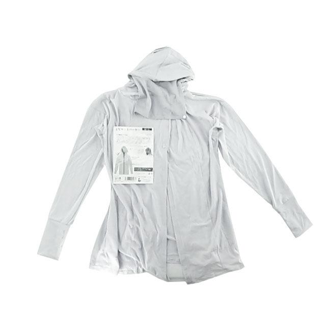 UVカットパーカー 接触冷感 ストレッチ フェイスカバー付き M〜L 