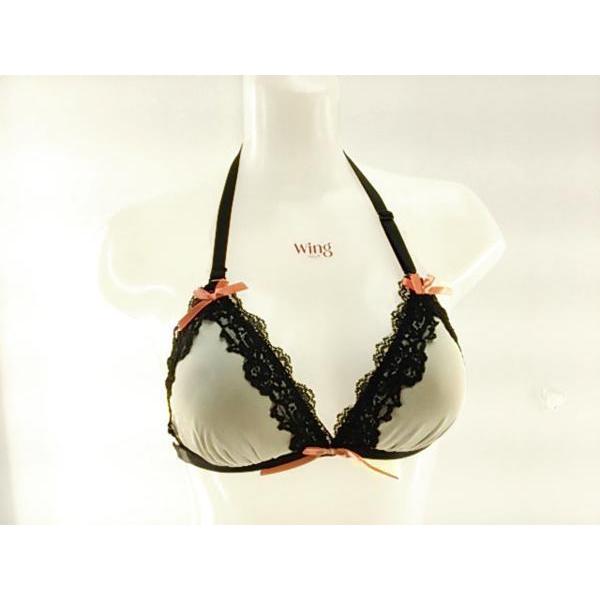 リボン付きホルターネック 魅せブラ 3種類セット S バスト72