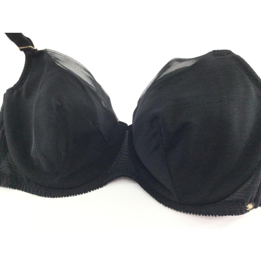 ブラジャー 美しく整える グラマーサイズ E80 ブラック 送料250円